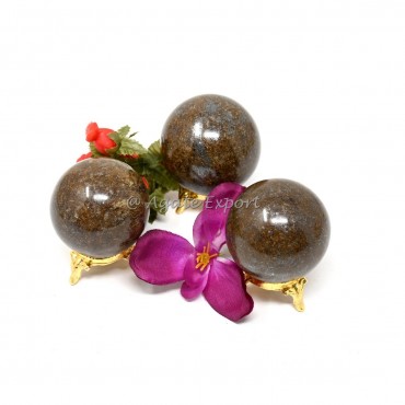 Bronzite Spheres