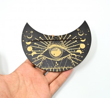 Mystic Eye With Moon Phase Card Holder Mystic Eye With Moon Phase Card Holder