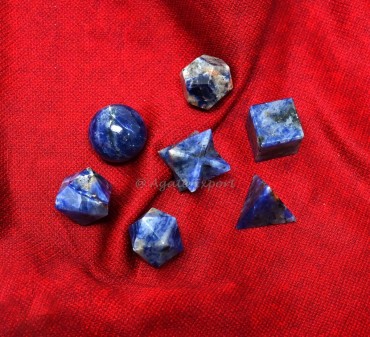 Sodalite Geometry Set 7 Pcs