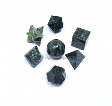 Kambaba Jasper Geometry Set 7 Pcs