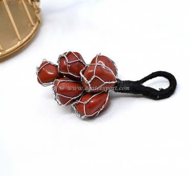 Red Jasper Tumbled Hanging for Home And Door