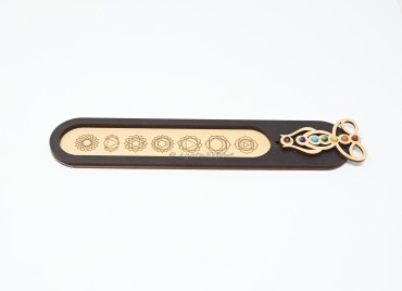 7 Chakra Buddha with Stones And Chakra Incense Holder