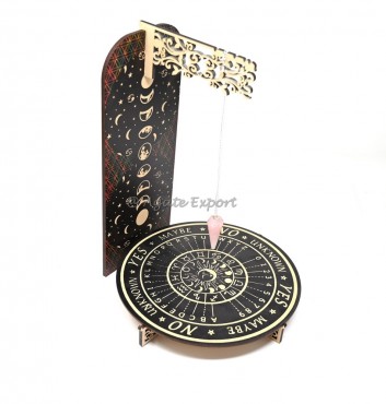 Flower of life with Moon phase Pendulum Holder