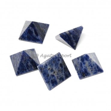 Sodalite Small Pyramids
