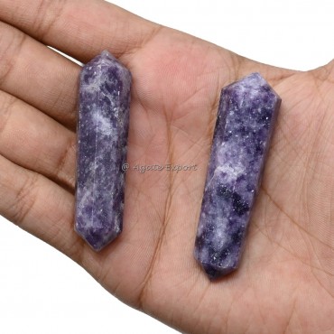 Lepidolite Double Terminated Point
