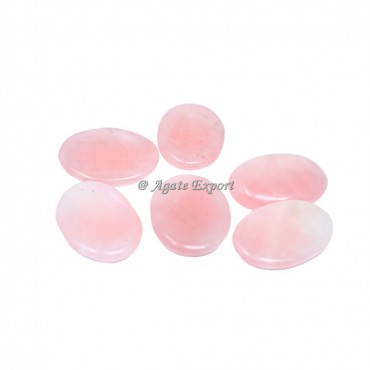 Rose Quartz Worry Stones.
