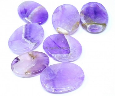 High Grade AAA Amethyst Worry Stone High Grade AAA Amethyst Worry Stone