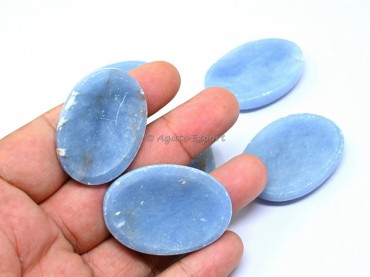 Angelite Worry Stone