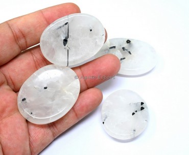 Black Rutile Worry stone